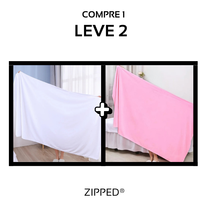 Pague 1 Leve 2 Toalha Super Aderente Zipped®