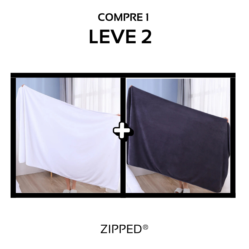 Pague 1 Leve 2 Toalha Super Aderente Zipped®