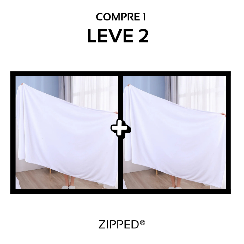 Pague 1 Leve 2 Toalha Super Aderente Zipped®