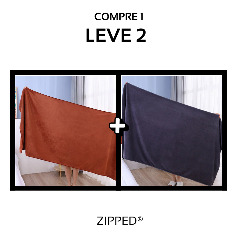 Pague 1 Leve 2 Toalha Super Aderente Zipped®