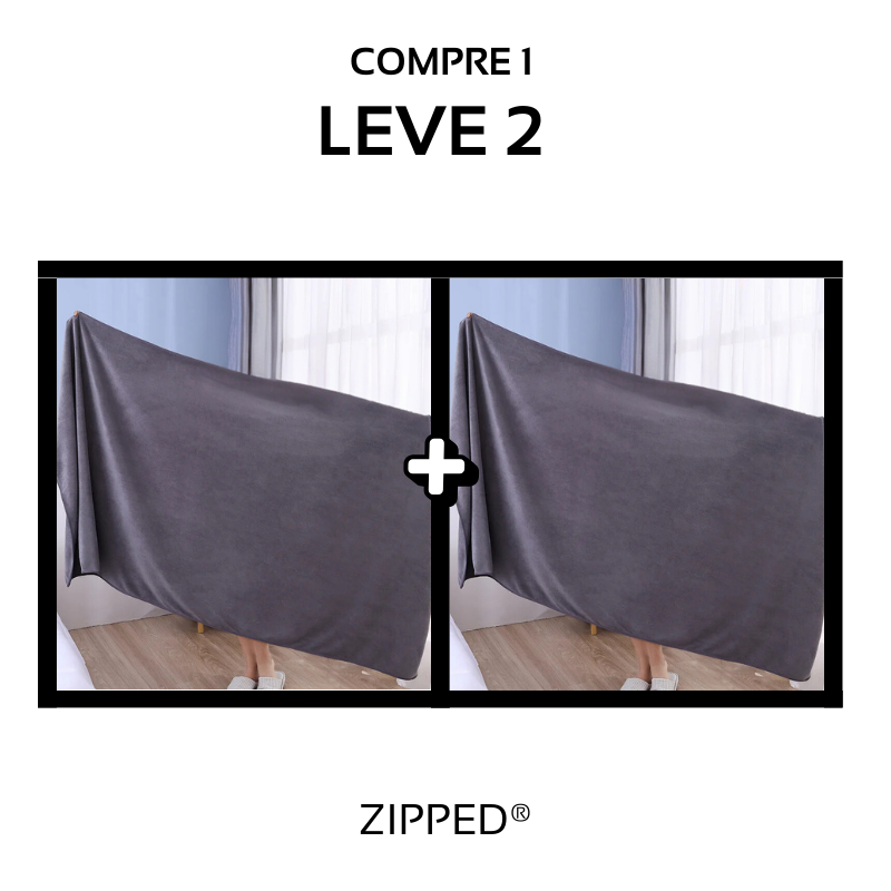 Pague 1 Leve 2 Toalha Super Aderente Zipped®