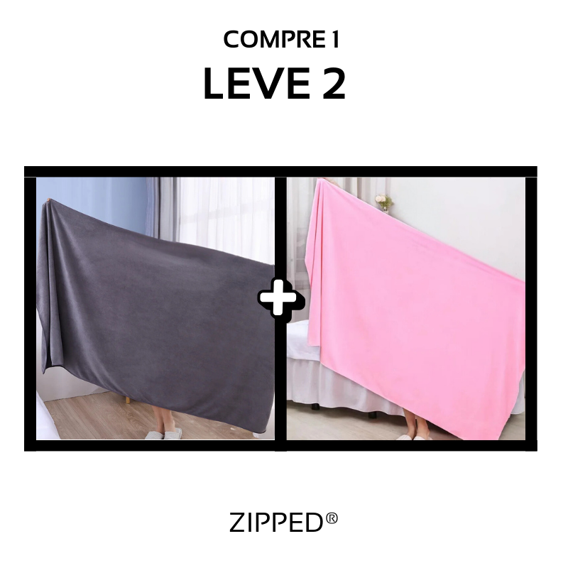 Pague 1 Leve 2 Toalha Super Aderente Zipped®