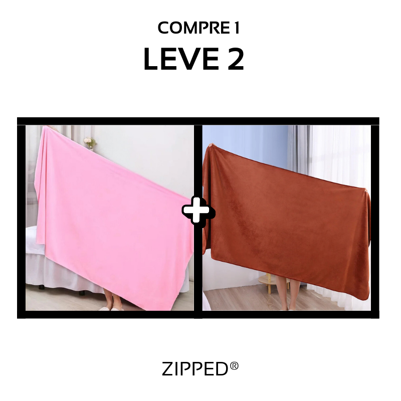 Pague 1 Leve 2 Toalha Super Aderente Zipped®