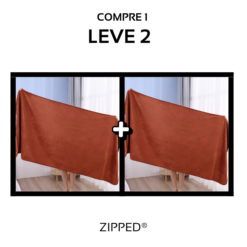 Pague 1 Leve 2 Toalha Super Aderente Zipped®